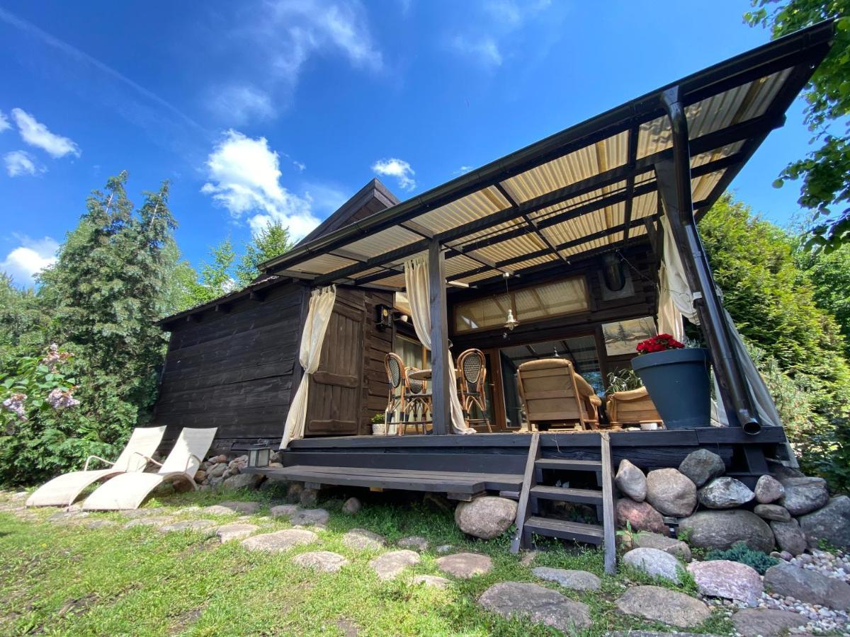 Akmenos Villas & Bungalow Brazuole Kültér fotó